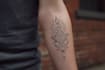 make geometric tattoo design in my style