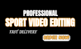 edit, create professional real sport video, gym and basketball for you