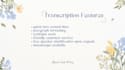accurately transcribe your material