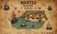 illustrate your personal treasure map, fantasy map for rpg, dnd and fiction