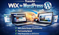 convert clone migrate or transfer wix website to wordpress website