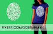 do tshirt typography or cartoon  design, unlimited revision