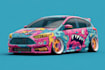 do itasha car wrap design, racing car wrap design