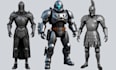 3d cosplay armor, 3d props, 3d full body helmet and armor for 3d printing