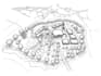 draw landscape sketch, architectural site plan, map