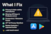fix app store or google play rejection issues fast