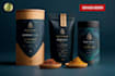 do product label, box package, pouch bag design for brand
