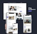 develop a professional and responsive website with modern design