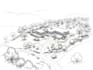 draw landscape sketch, architectural site plan, map