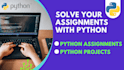 do python programing projects,tasks and software developing