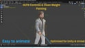 rig your humanoid character in blender game ready