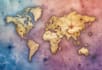 do a watercolor fantasy map or sourvenir map illustration