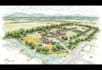 draw landscape sketch, colored site plan, map illustration
