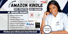 do book formatting for amazon KDP, proofreading, kindle publishing, cover design