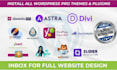 install any premium wordpress theme or plugin