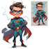 design cartoon character superhero etc from your photos