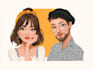 draw realistic cartoon vector portrait from your photo