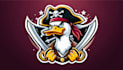 design duck pirates t shirt logo with unique identity