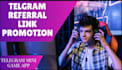 telegram referral link promotion to hit daily telegram user sign up p2e airdrop