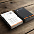 create modern and clean business cards