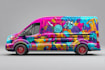 draw  car wraps, van wrap, food wrap in 24 hours