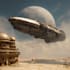 make a sci fi spaceship art
