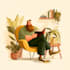design 2d realistic characters, vector art