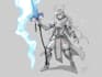 sketch fantasy character concept art