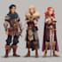 create dnd character art and sci fi concept art