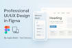 design modern and responsive UI UX in figma for website