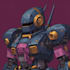 make a mecha robot art and illustration