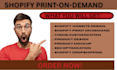 create shopify  pod store using trends and viral products