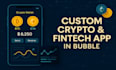 develop bubble with secure crypto wallet, blockchain trading, money transfer app
