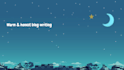 write warm and real blog posts about love and healing