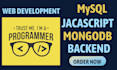 create javascript rest apis with nodejs and mongodb