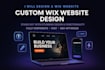 design a wix website, wix website design, wix website redesign wix studio design