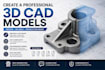 create professional 3d cad models from sketches or ideas
