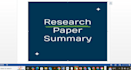 do research and writing
