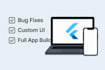 develop high quality flutter mobile and web apps