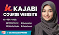 design kajabi sales page kajabi landing page website kajabi online course upload