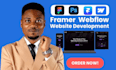 clone, develop, website to webflow website framer website figma to framer
