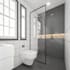 do bathroom interior design, 3d bathroom rendering