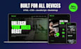 build custom website development using HTML CSS javascript