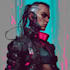 draw cyberpunk character art