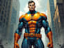 draw comic book illustration, comic super hero character