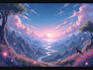 create an background anime any in style
