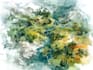 create dreamy map in watercolor style