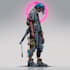 make character art in cyberpunk style