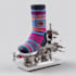 create sock knitting machine design or redraw it in bmp