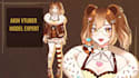 draw and rig live2d model, 2d vtuber model, vtuber rigging, live2d vtuber model